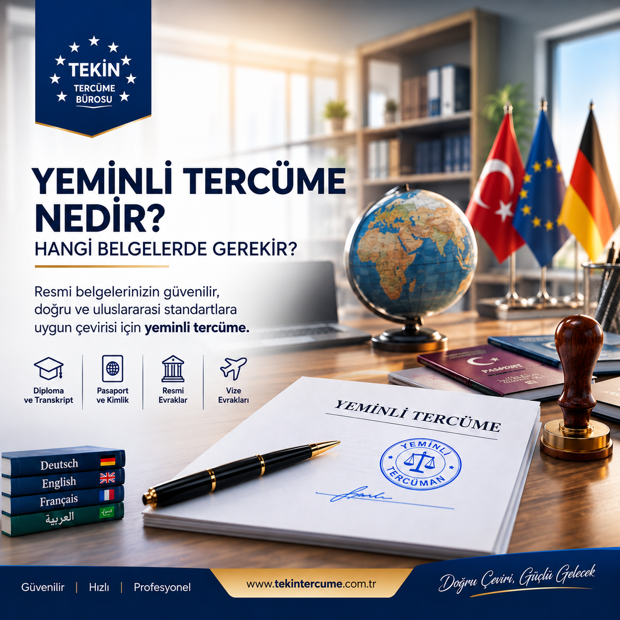 Yeminli Tercüme Nedir? Hangi Belgelerde Gerekir?